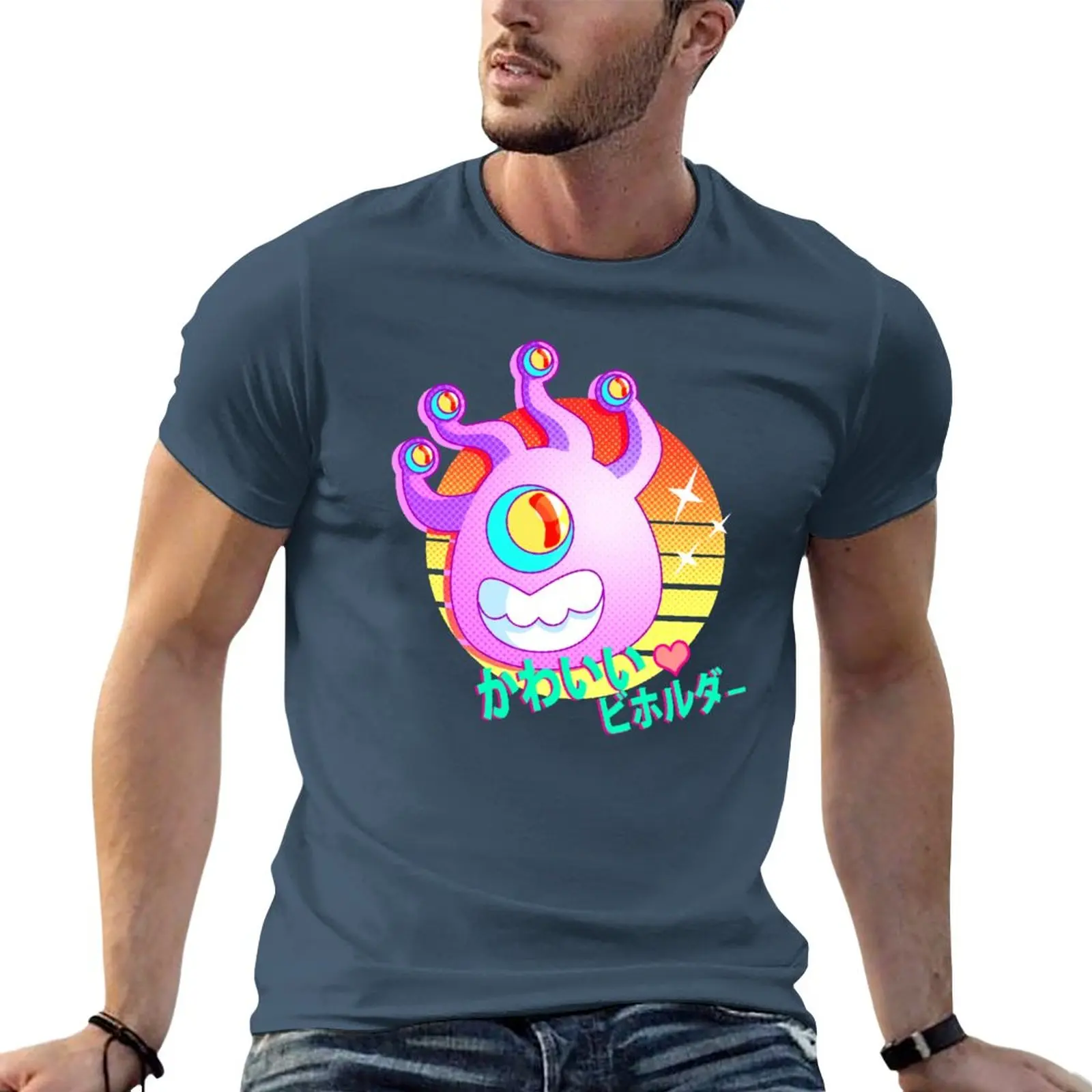 

 Purple Kawaii Bihorudaa  T-Shirt tees kawaii clothes vintage t shirts for men cotton