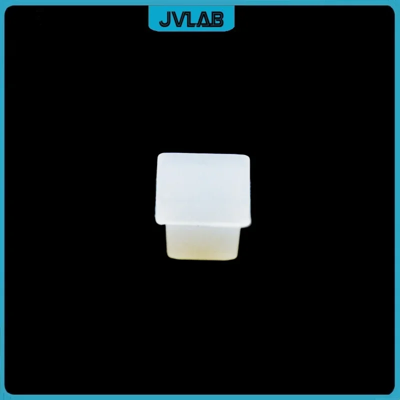 Quartz Cuvette Cell Silicone Cell Cover Glass Cuvette Lid Quartz Cuvette Silicone Stopper For Size 10mm*10mm Cuvettes Resistant Corrosion 10 / PK