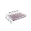 1pc-30 Grids Large Capacity Egg Shockproof Holder Plastic Egg Container with Cover Storage Box Tray for Refrigerator 3