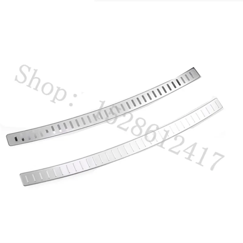 For 2012-Volkswagen Sharan stainless steel Rear Bumper Protector Sill Trunk Tread Plate Trim Car Accessories Car Accessories Car Bumper Guards