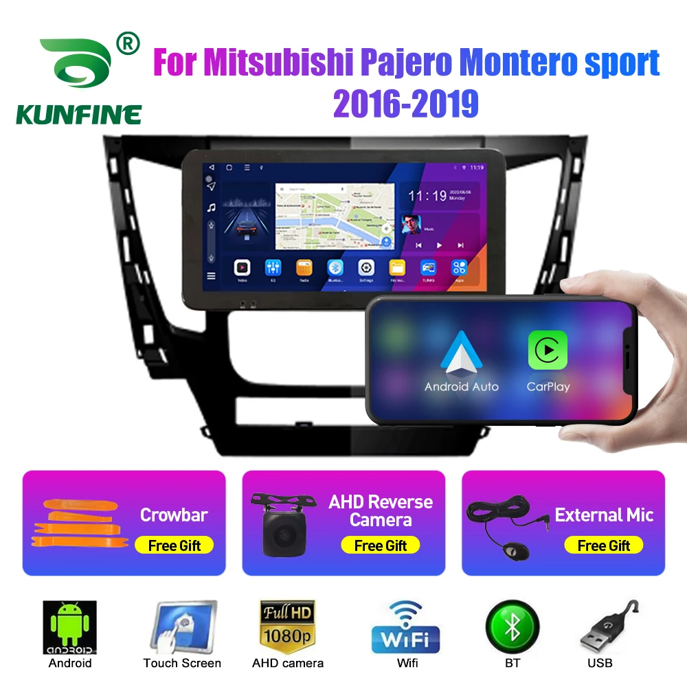 

10.33 Inch Car Radio For Mitsubishi Pajero Montero sport 2Din Android Car Stereo DVD GPS Navigation Player QLED Screen Carplay