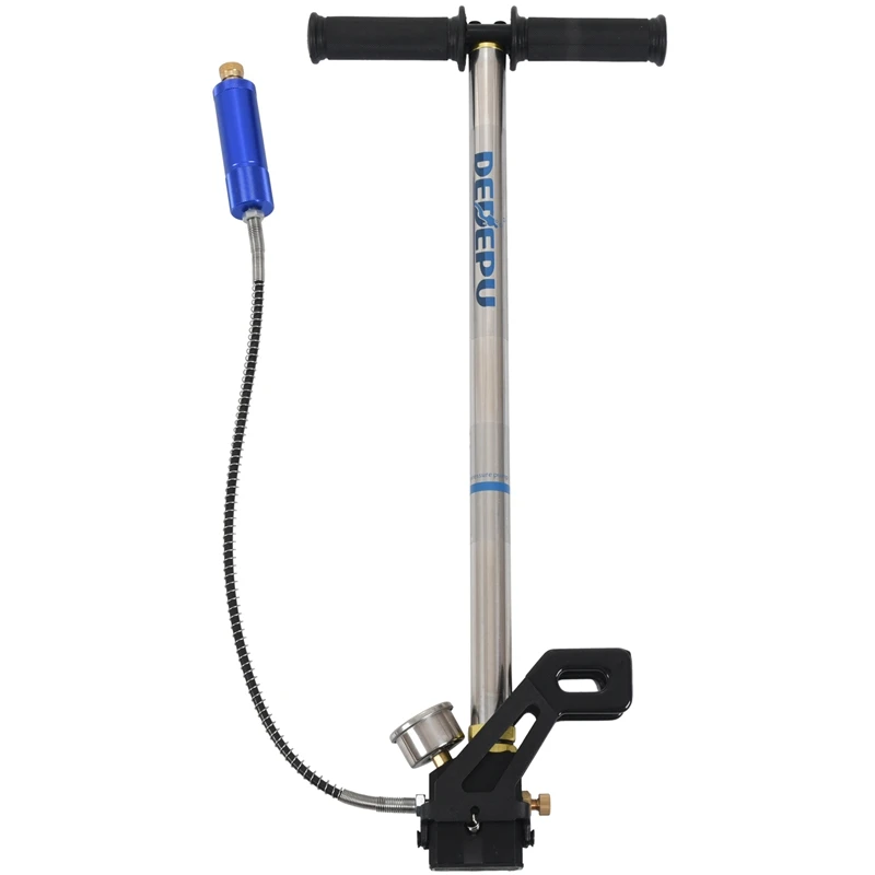 SEWS-DEDEPU Pcp Pump 4 Four Stages Stage High Pressure Hand Pump Operated Air Pump 30Mpa 4500Psi Hpa Tank Hunting Car Bike Air R