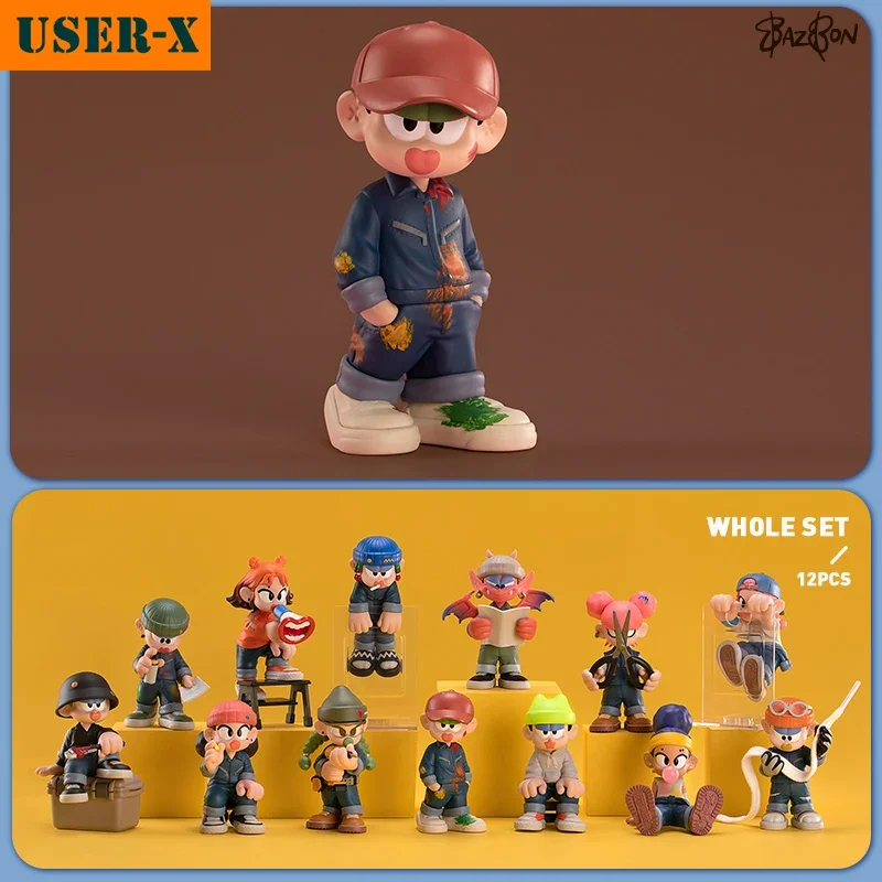 

USER-X BAZBON искуственная серия BOYZ, загадочная коробка, статуэтка, художественная игрушка, милый подарок для девочки на день рождения, милый Рождество
