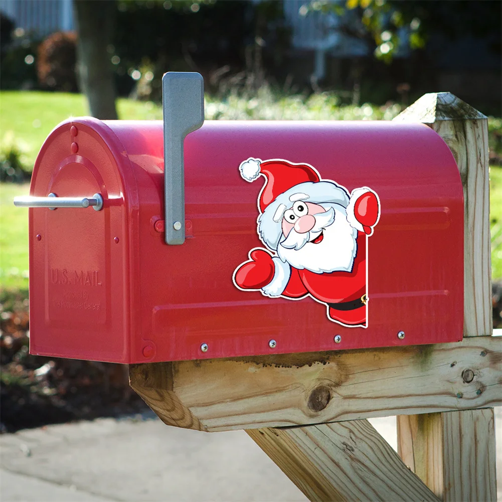 Christmas Refrigerator Magnets Stickers for Fridge Metal Door Garage