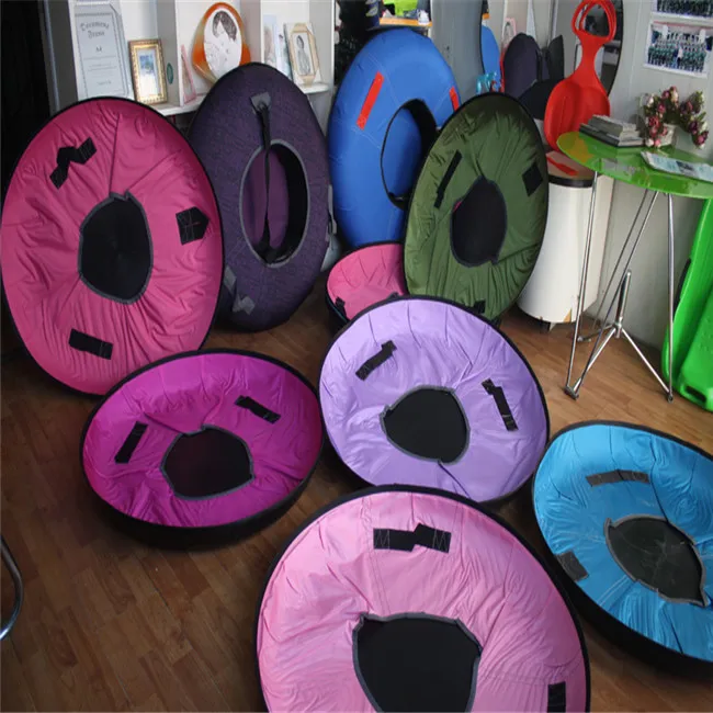 round towable pvc inflatable snow tube winter sports, inflatable snow sled