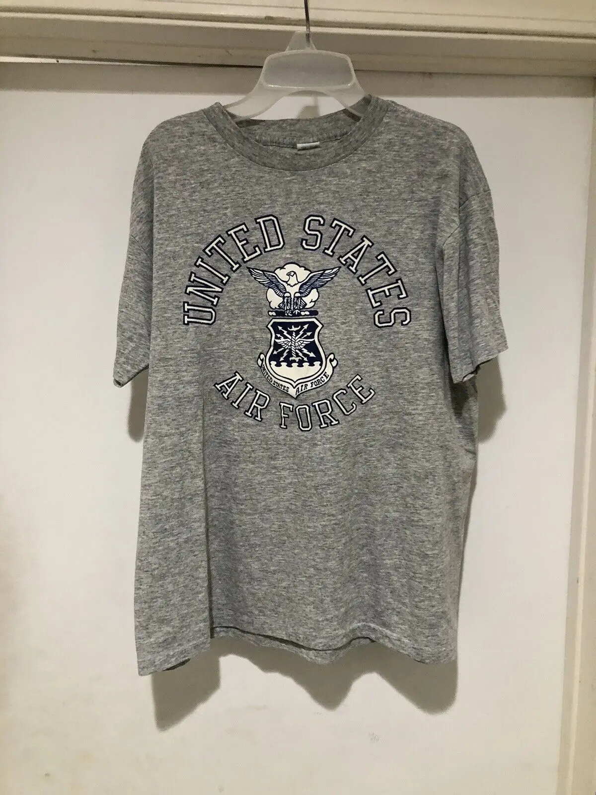 Maglietta Vintage 80S Degli Stati Uniti Air Force Tri Blend M Us Military Usaf