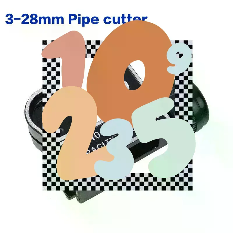 1/8''-1-1/8'' 미니 튜브 커터 3-16/22/28mm 파이프 커터 전단식 황동 구리 알루미늄 배관 냉동 절단 공구