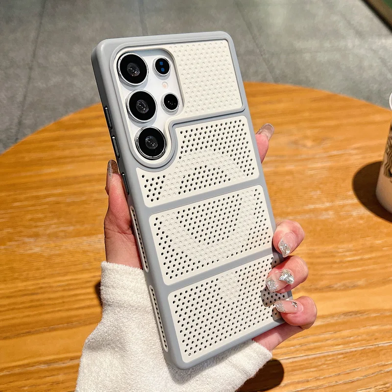 Enhanced Magnetic Phone Case with Heat Dissipation & Breathable Design for Wireless Charging Compatibility
