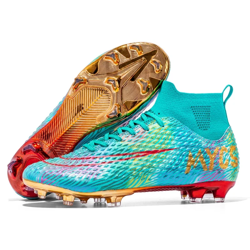 Football Boots TF/FG Training Grass Outdoor Professional Soccer Shoes Men Women Adult Teenager Non-Slip Soccer Cleats Sneakers