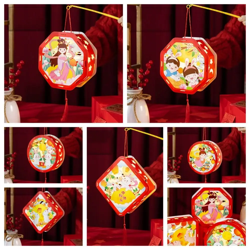 

Hanging Mid-Autumn Festival lantern Cute Luminous Handmade Glowing Lantern Chinese Rabbit Children's Toy