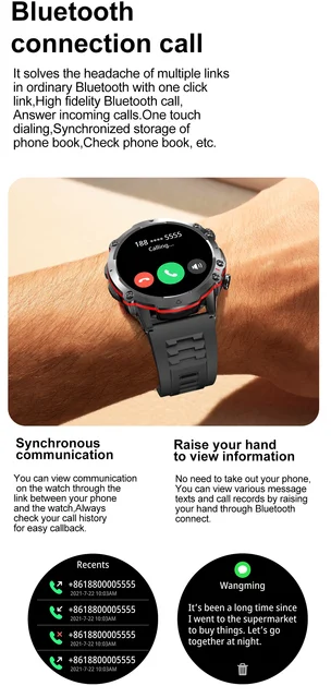 2023 NEW Falcon Ultra 2 Smart Watch AMOLED Always-on Display IP68 Waterproof Rugged Smartwatch Bluetooth Call Fitness Watches 5