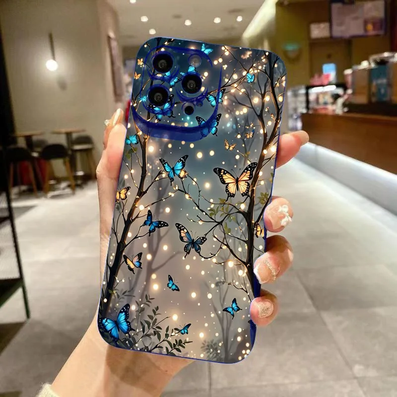 Glow-In-The-Dark Butterfly Design Phone Case Cover