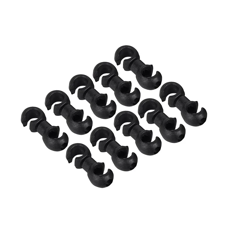 10Pcs Fahrrad Kabel Clips Fahrrad Brems Kabel Clips Rotierenden S-Haken Fahrrad MTB Brems Getriebe Gehäuse Befestigungs halter Guide Schnalle Clips – Detail 1
