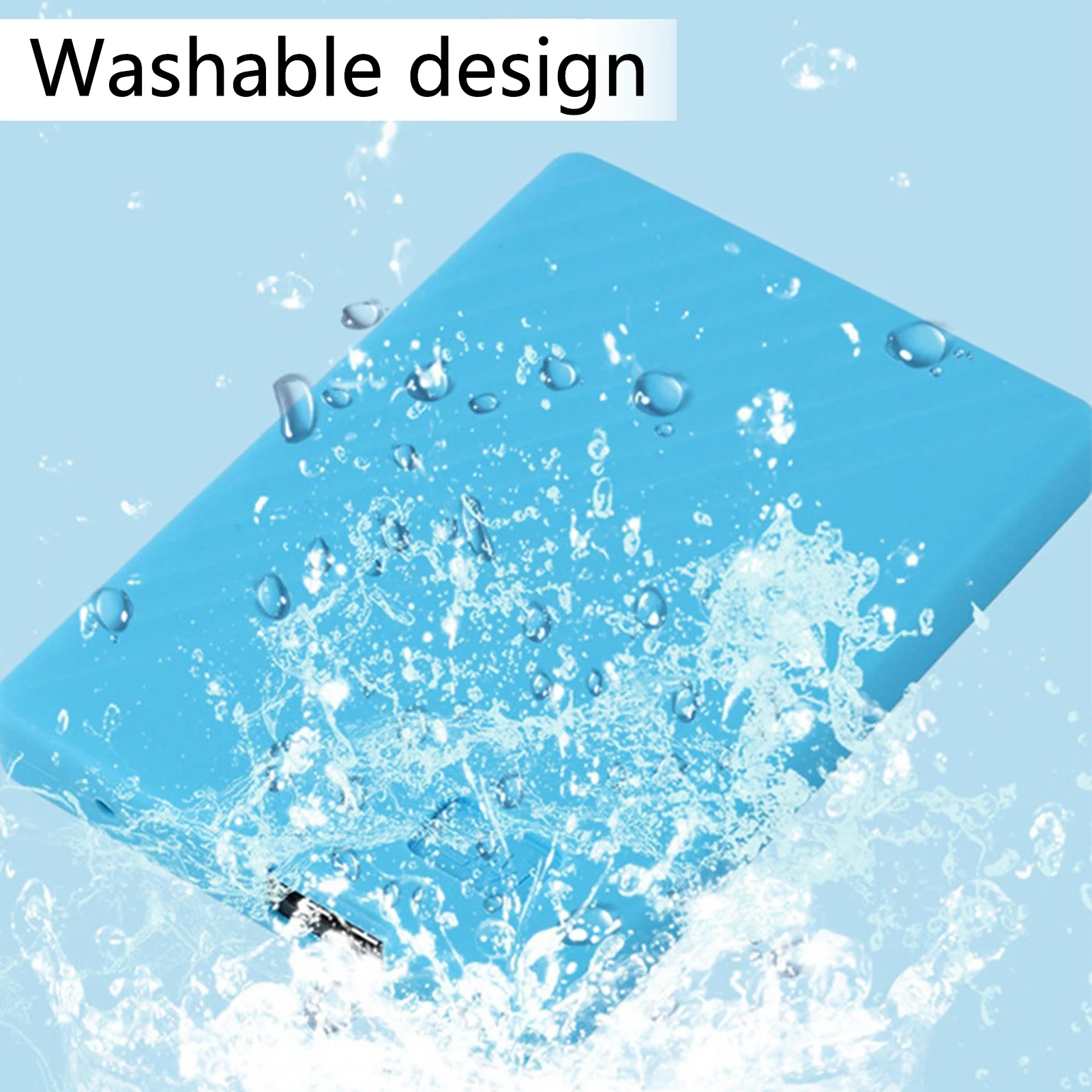 Silicone HDD Case Bag Protective Hard Drive Disk Cover Sleeve Protector Skin for WD Western Digital My Passport 4T 5T silicone hard drive cover