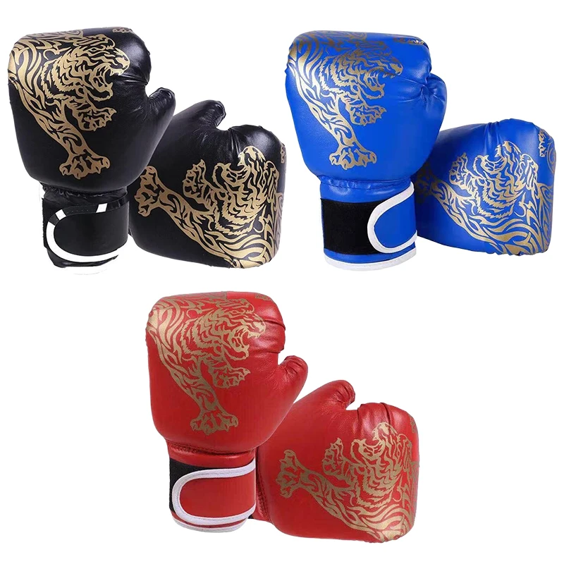 Boxing Glove Kickboxing Protective Glove Kids Children Punching Training Sanda Sports Supplies