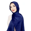 Scarves for Muslim Women Velvet Winter Scarf Medina Silk-like Hijab Two Different Sides Scarfs Luxury Brand Designer Bufandas 6