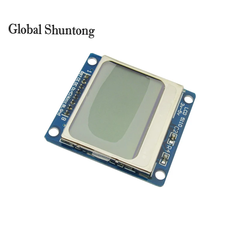 High Quality 84X48 84x84 LCD Module Blue baseboard White Backlight Adapter PCB For Nokia 5110