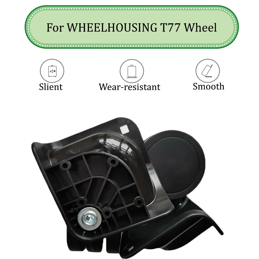 For WHEELHOUSING T77 Universal Wheel Trolley Case Wheel Replacement Luggage Pulley Sliding Casters Slient Wear-resistant Repair