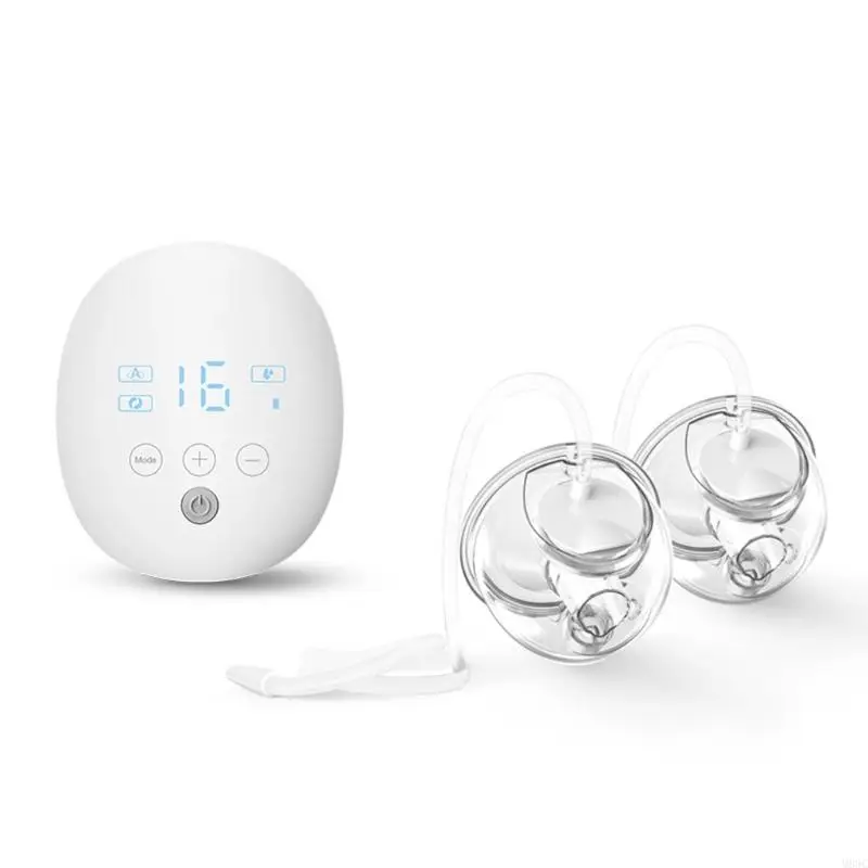 M89C Electric Breast Double Silent Wearable Automatic Milker USB Rechargable Hands-Free Portable Baby Milk Extractor