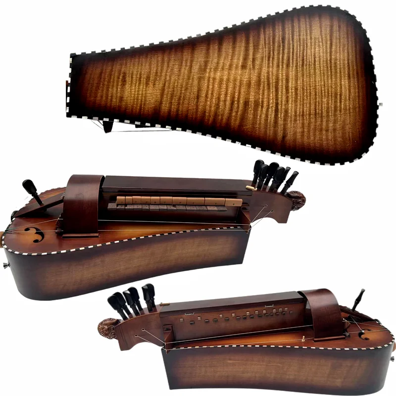 

Древесина клена ручной работы, 6 струн, 23 ключа