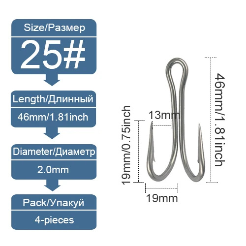 Double Hooks Fishing Stainless Steel  Stainless Sea Fishing Hooks - Double  Fishing - Aliexpress