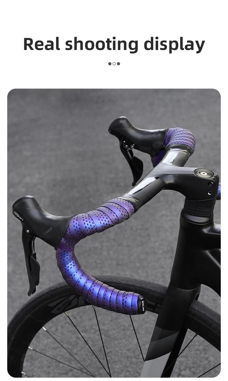 Fahrrad Lenker Bänder Rennrad Griff Bar Straps Anti-rutschAtmungsaktiv Für Radfahren Weiche Anti-Vibration Band – Detail 14