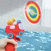 Water Squirter Toys Cartoon Firefighter Water Squirter Water Game Fighting Play With Smooth Edges For Swimming Pool Beach Park 1