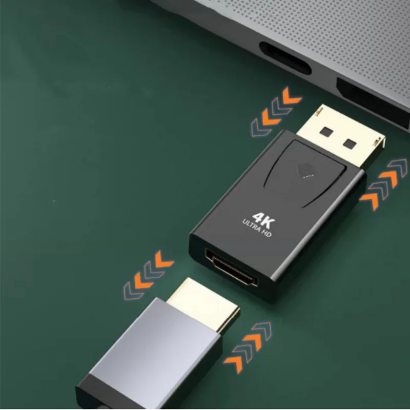 컴퓨터 모니터 TV 연결용 DP-HDMI 어댑터 케이블 컨버터 DVI 듀얼 링크 케이블 (수-수)