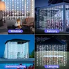 USB Remote Control 8-function Copper Curtain Light String LED Christmas Decoration Courtyard Bedroom Atmosphere Colorful Lights 2