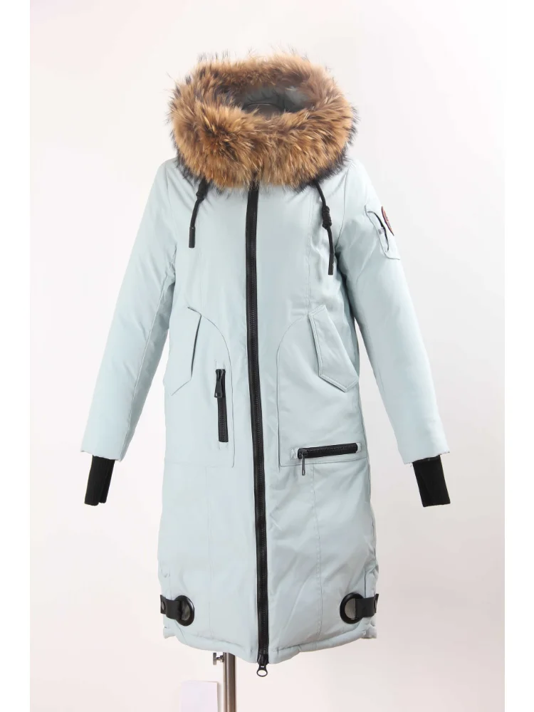 VERALBA Women's Down Jacket Long Two-color Optional Warm Fashion Clothing With Fur Collar Hat 2022 Latest Model Coat Winter