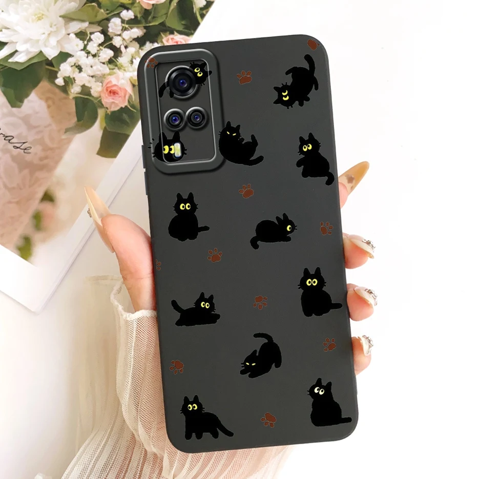 Cool Cat Cartoon Soft TPU Phone Case Cover