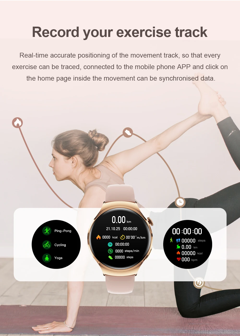 Reloj inteligente GT4 Mini, accesorio de pulsera resistente al agua IP68 con Pantalla AMOLED 3D de 360x360, control del azúcar en sangre, llamadas, Bluetooth, NFC, novedad de 2024