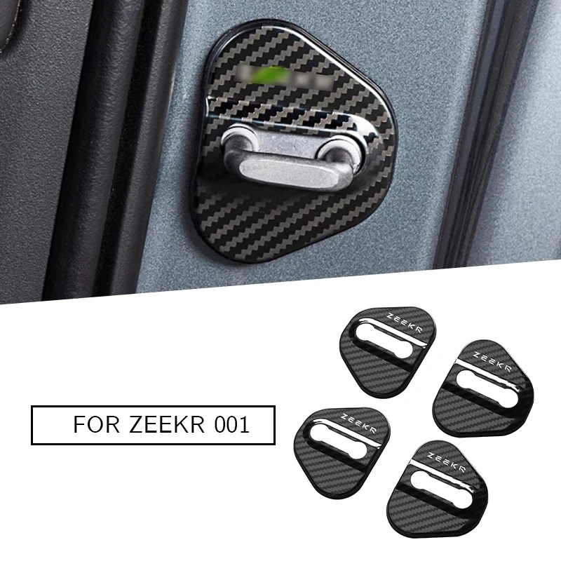 

Applicable to 21-24model year Zeekr001 door lock protection cover, scratch and wear resistant decoration, carbon fiber pattern m
