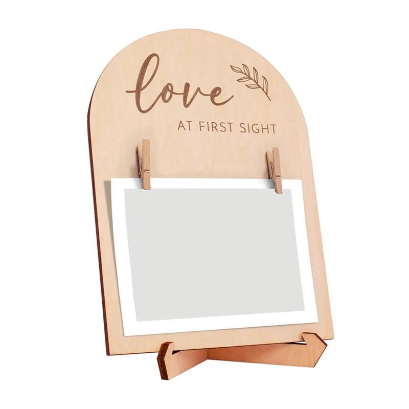 Baby Scanning Photo Frame Pregnancy Gift, Baby's First Birth Sign Board, Baby Bath Photo Props With Footprint Pen Set.-A20P