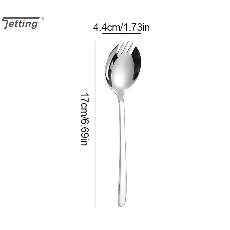 Salad Spoon Fork Pasta Coffee Fork Dessert Cake Watermelon Fruit Stainless Steel