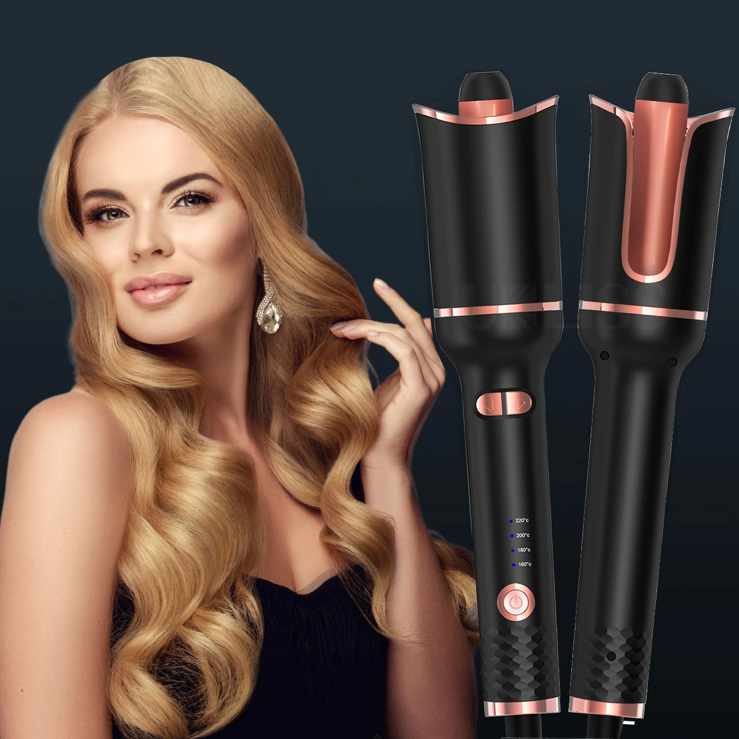 Hair Curler Automatic Curling Irons Wands Hair Curlers Machine Salon Beauty  Device Portable Ceramic Flat Iron Hair Curly Tools - Hair Curler -  AliExpress