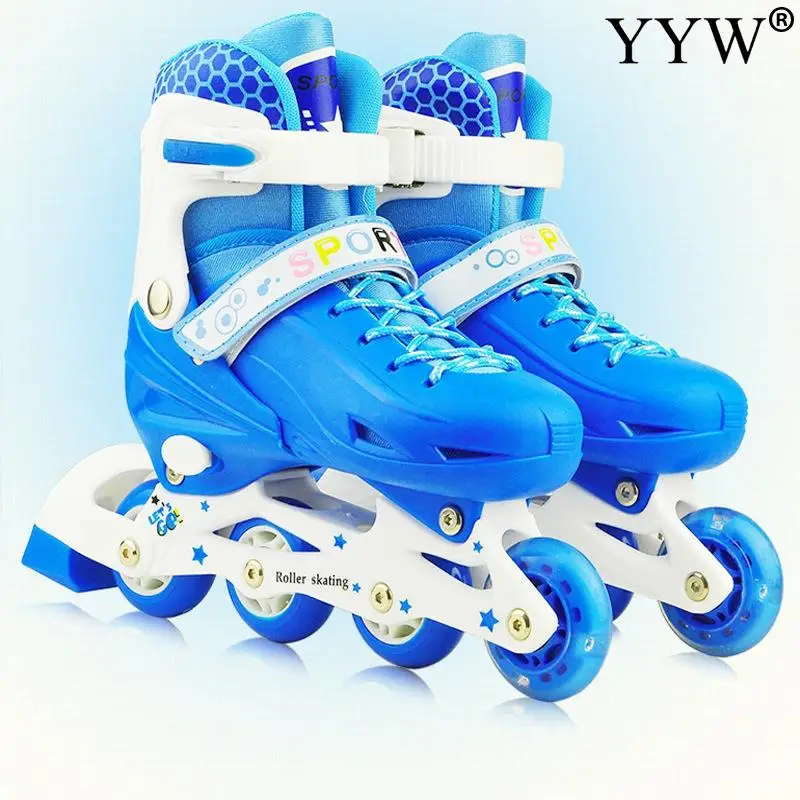 YYW Adjustable-Size Inline Skate With Light Up Wheels,Kids