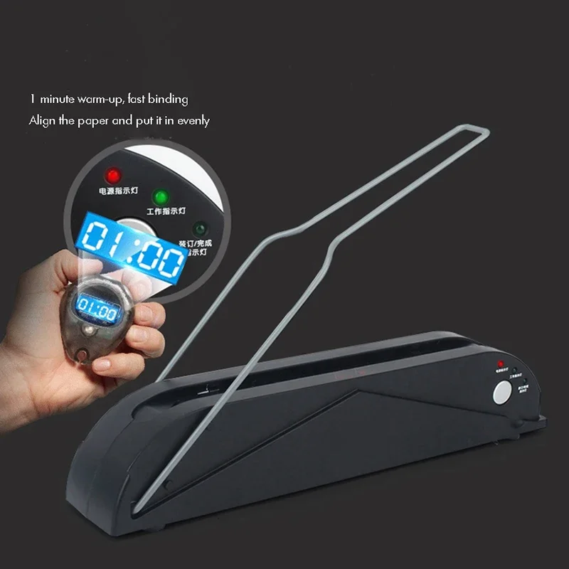 Binding Machine Thermal Hot-Melt Bookbinding Gluing Hot Melting Bid Document Financial Certificate Invoice Folder