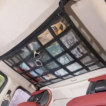 Car Camping Essentials soffitto Cargo Net Car soffitto Cargo Net Pocket Cargo Net per SUV portante Car Truck SUV Road Trip