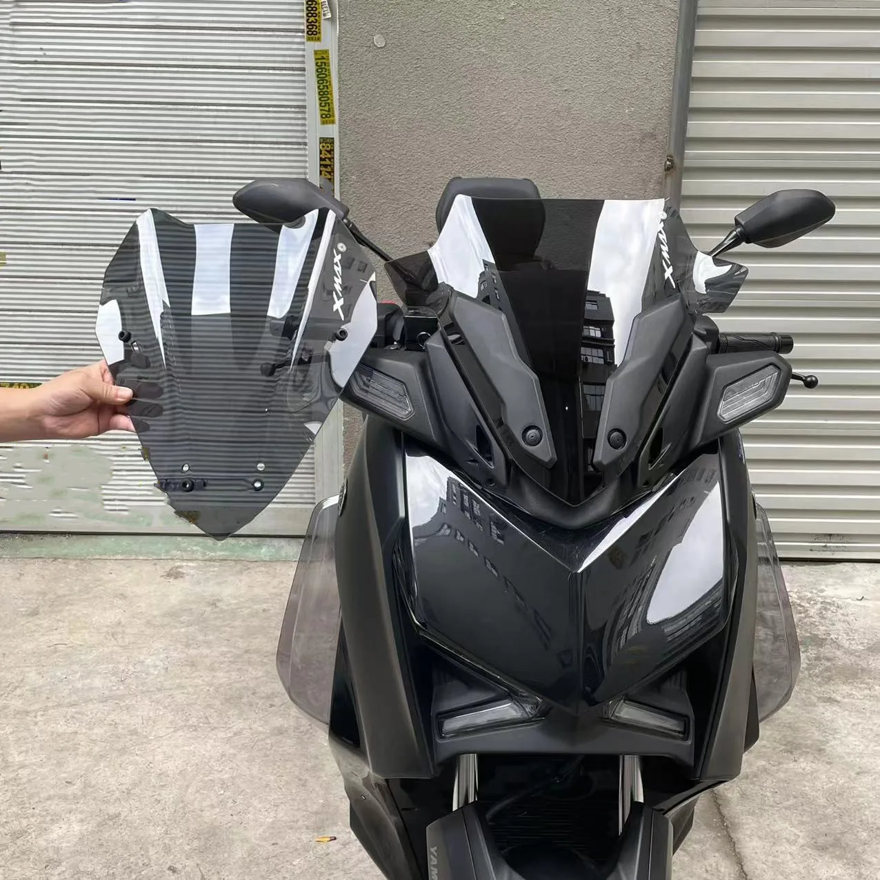 thumbnail image 2 of For Yamaha XMAX 300 XMAX300 2023 2024 Fixed Wing Modification And Deflector Competitive Fixed Wing Spoiler Lateral Wing I4247835994 2 of 9