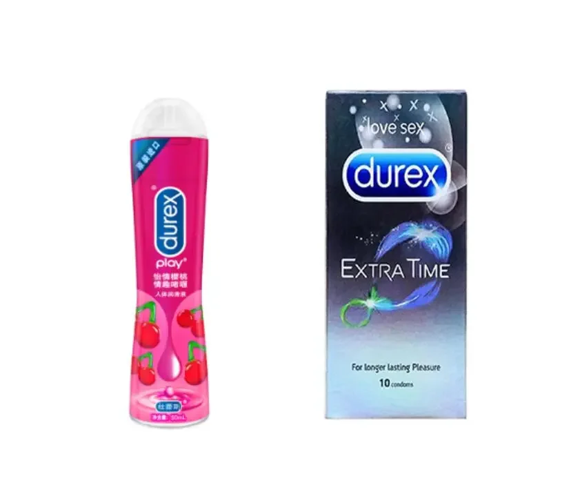 Durex Lubricant 50ml Aloe Vera Massage Orgasm Grease Gel 2in1 Water Based Lube Fruit Play Sex Goods Adult Games for Anal Vaginal