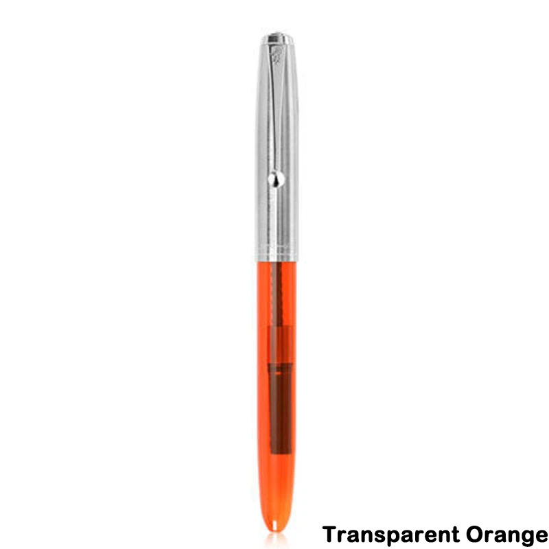 JINHAO 51A Fountain Pen Transparent Pen 0.38mm F Nib Ink Pens for Writing Finance School Office Supplies Stationery PK 9019 9013 5