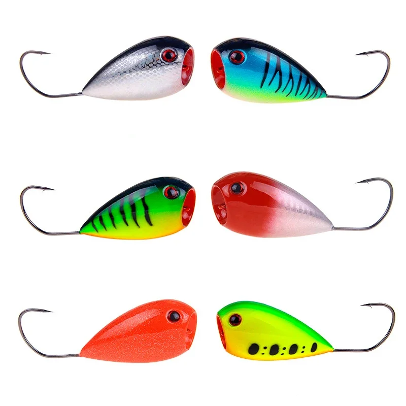 Description Picture 5 of item80mm 13g 1pcs Floating Popper Fishing Lure Crankbaits Artificial Plastic Hard Baits With Single Hook Wobblers Pesca Tackle