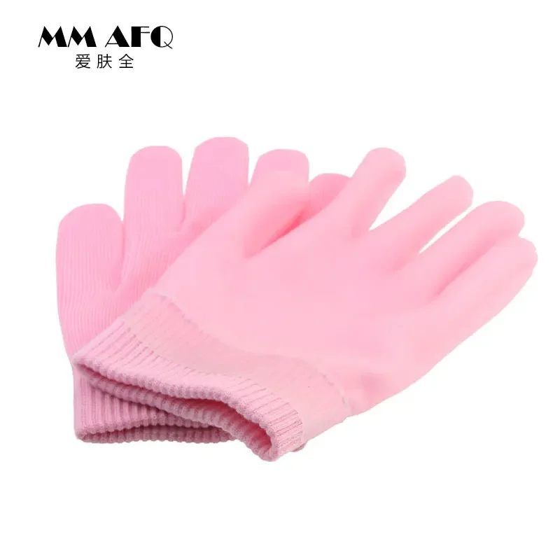 Gel Spa Gloves Moisturizing Whitening Exfoliating Pink Mask Ageless Beauty Hand Mask Hands Skin Care High Quality Silicone Glove
