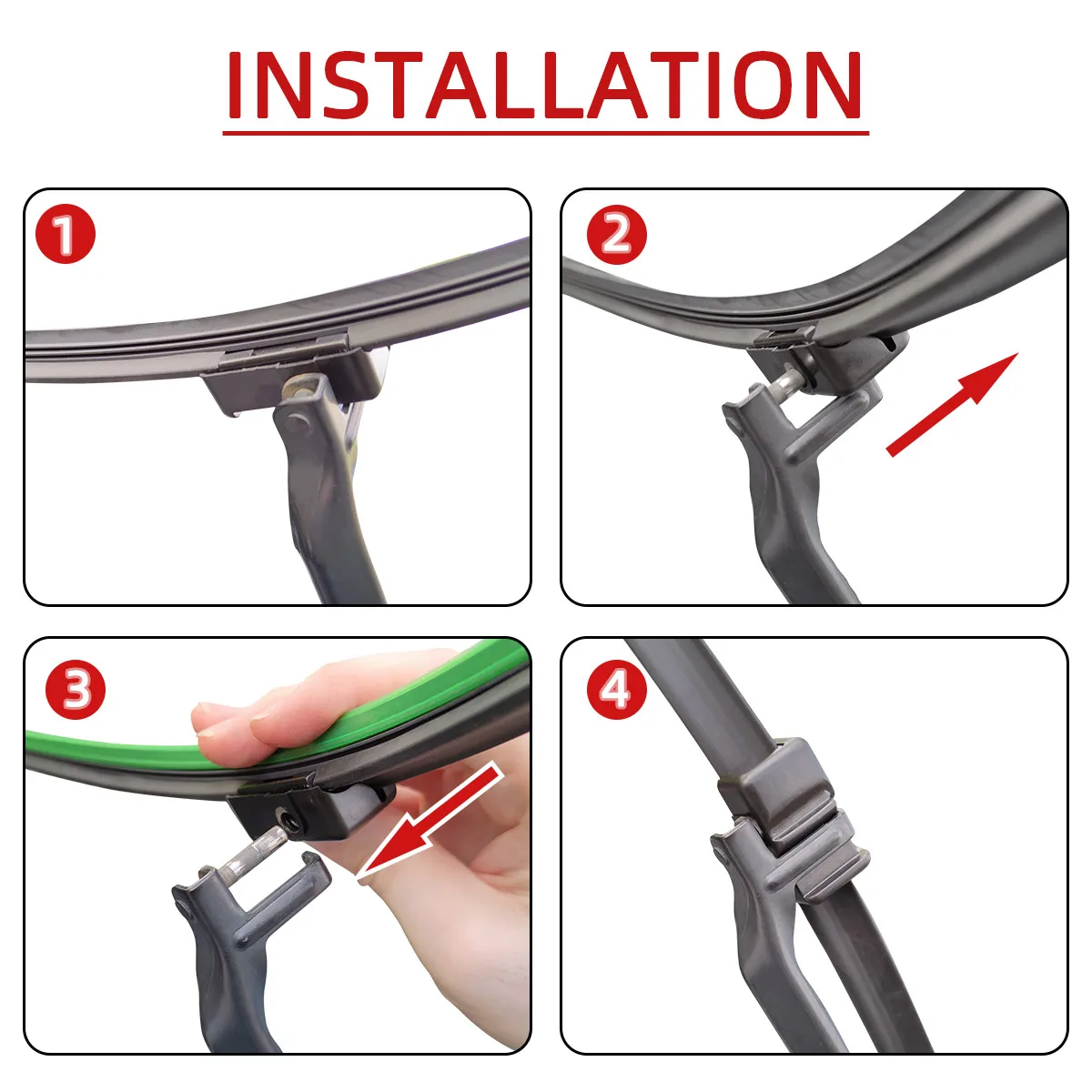 1/2/3/4/6PCS Car Wiper For VW Caddy 2K 2004-2007 Front Rear Wiper Blades Brushes Auto Accessories 2004 2005 2006 2007 3