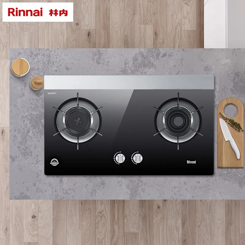 Fourneau à gaz naturel intégré 12T, en verre trempé, plaques de cuisson  intégrées, 3,8 kw, avec verrouillage pour enfants - AliExpress