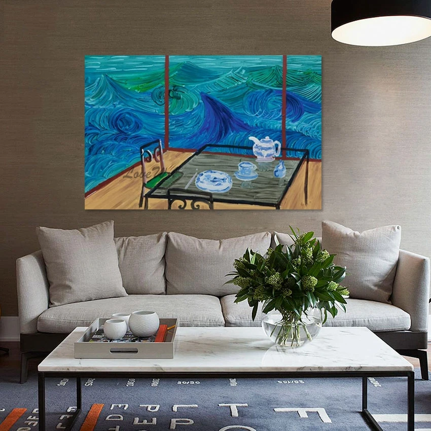 

Wall Decor Canvas Art Handmade New Modern Abstract Oil Painting Picture For Living Room Acrylic Artwork Home Decoration Items