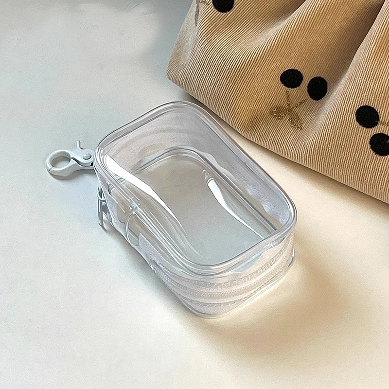 Jewelry Organizer Transparent Storage Box Pouch Mystery Box Plastic Box Cute Doll Bag With Keychain Dustproof Case 1