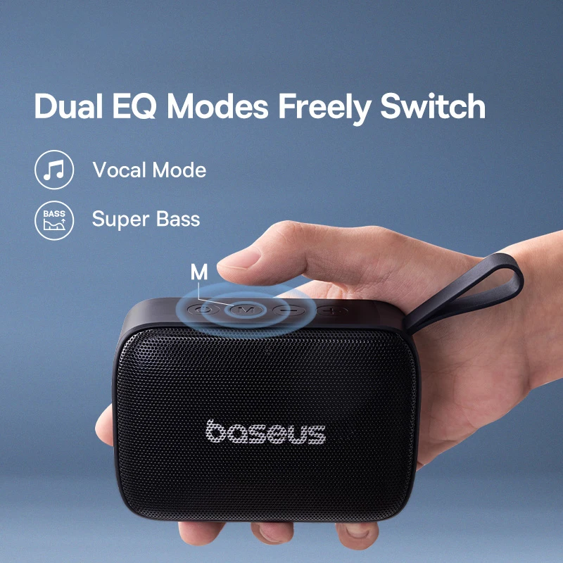Baseus AeQur 30 Mini Bluetooth Speaker Bass Audio Ultra Portable