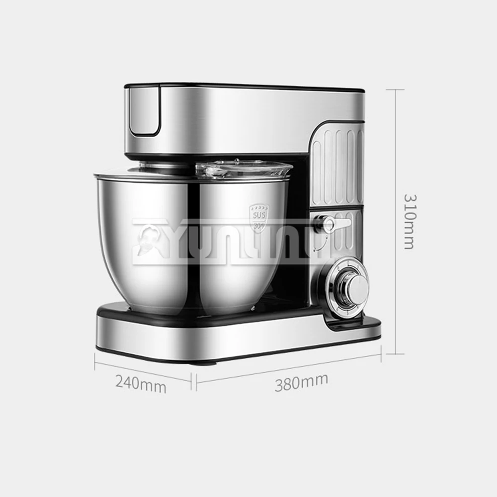 7L Kitchen Electric Mixer Multifunctional Mixer Egg Whisk Dough Cream Mixer Machine Automatic Food Blender 6